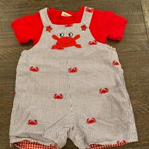 Baby boy shortalls